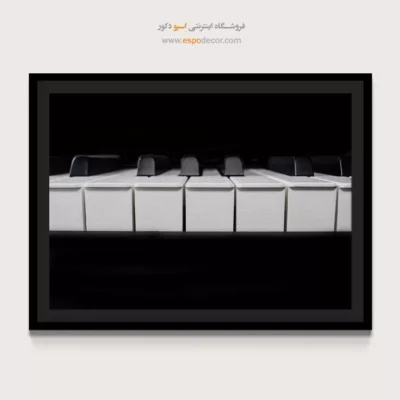 تابلو برای استودیو - ریتمیک – تابلو سیاه و سفید - اسپو دکور