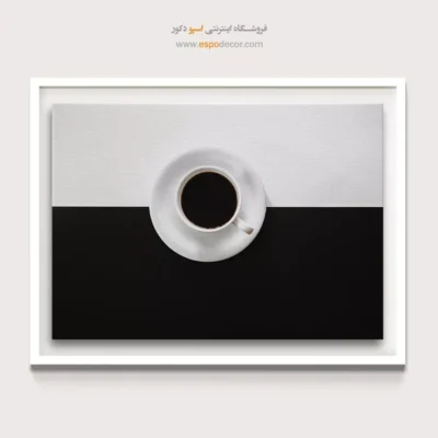 دکوراسیون آشپزخانه مدرن - متقارن – تابلو سیاه و سفید - اسپو دکور