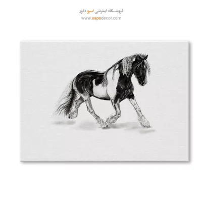 تابلو برای دکور استودیو طراحی - حرکت – تابلو سیاه و سفید - اسپو دکور