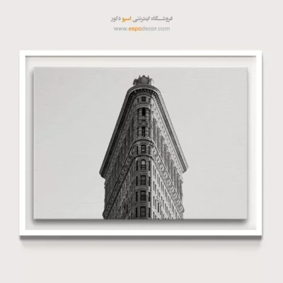 تابلو لوکس مینیمالیسم - نوک شهر – تابلو سیاه و سفید - اسپو دکور