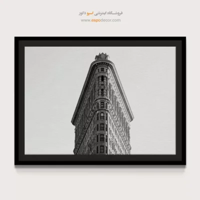 تابلو لوکس مینیمالیسم - نوک شهر – تابلو سیاه و سفید - اسپو دکور