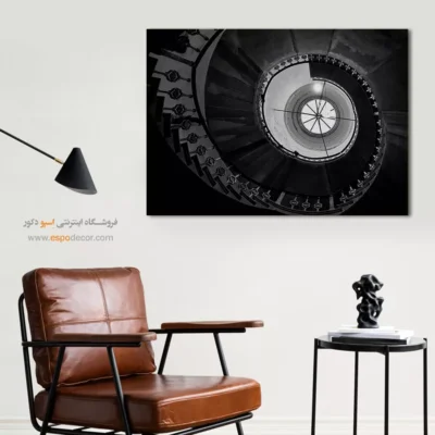 تابلو سیاه و سفید برای دکور خانه - چشم آسمان – تابلو سیاه و سفید - اسپو دکور
