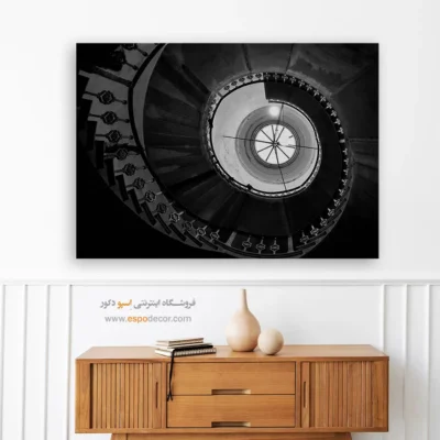 تابلو سیاه و سفید برای دکور خانه - چشم آسمان – تابلو سیاه و سفید - اسپو دکور