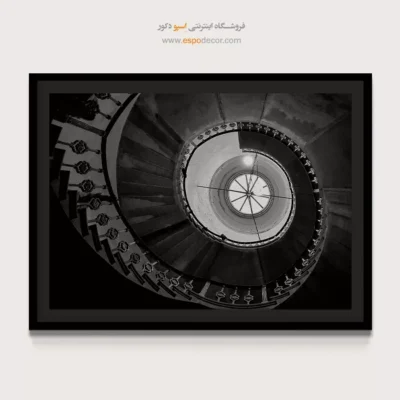 تابلو سیاه و سفید برای دکور خانه - چشم آسمان – تابلو سیاه و سفید - اسپو دکور