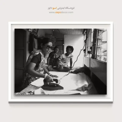 تابلو سیاه و سفید مستند - روشنی پنجره – تابلو سیاه و سفید - اسپو دکور