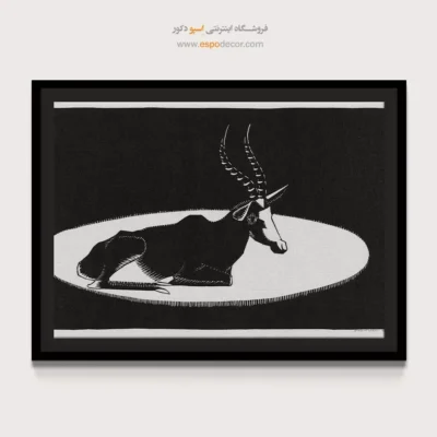 تابلو سیاه و سفید گرافیگی مینیمال - شاخص – تابلو سیاه و سفید - اسپو دکور