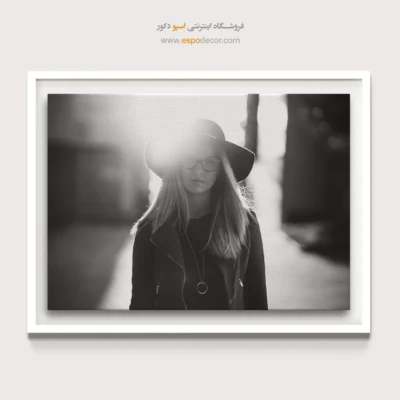 دکوراسیون لوکس مینیمال - هاله‌ – تابلو سیاه و سفید - اسپو دکور