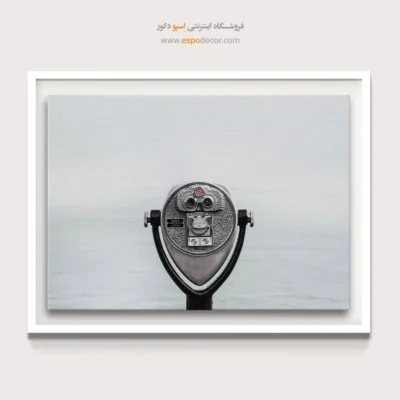 تابلو سیاه و سفید برای فضاهای هنری - تماشای افق – تابلو سیاه و سفید - اسپو دکور