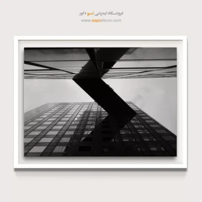 تابلو مناسب هدیه به مهندسان - کریدور معلق – تابلو سیاه و سفید - اسپو دکور