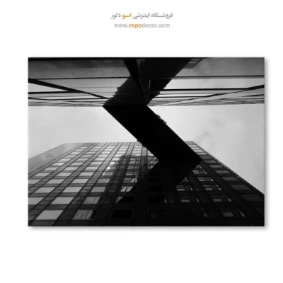 تابلو مناسب هدیه به مهندسان - کریدور معلق – تابلو سیاه و سفید - اسپو دکور