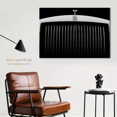 تابلو بوم مینیمال مدرن - روح خلسه – تابلو سیاه و سفید - اسپو دکور