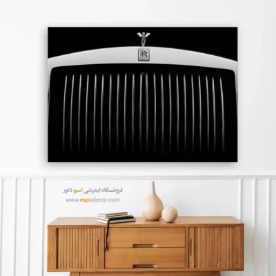 تابلو بوم مینیمال مدرن - روح خلسه – تابلو سیاه و سفید - اسپو دکور
