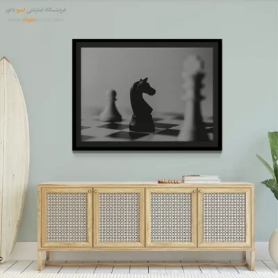 خرید تابلو سیاه و سفید لوکس - استراتژیک – تابلو سیاه و سفید - اسپو دکور