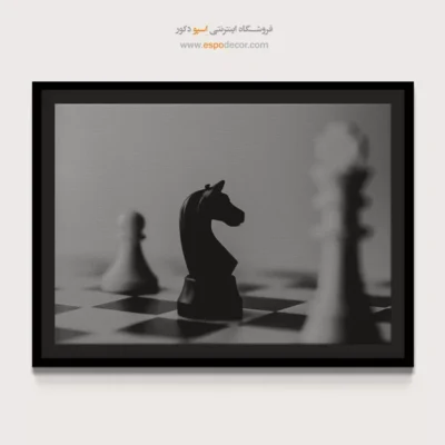 خرید تابلو سیاه و سفید لوکس - استراتژیک – تابلو سیاه و سفید - اسپو دکور