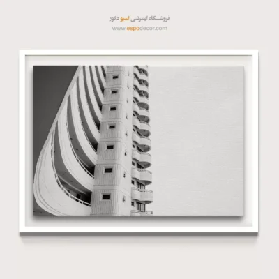 خرید تابلو برای دفتر معماری - ساختار سفید – تابلو سیاه و سفید - اسپو دکور
