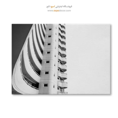 خرید تابلو برای دفتر معماری - ساختار سفید – تابلو سیاه و سفید - اسپو دکور