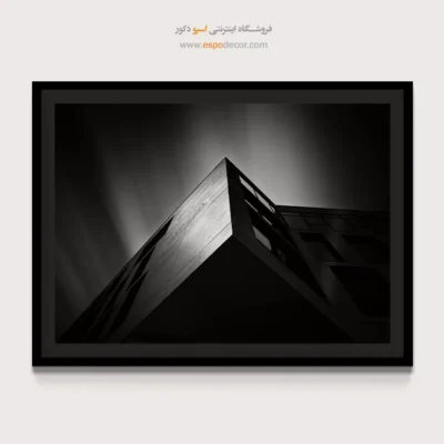 خرید هدیه تولد برای معماران - تیغهی شهری – تابلو سیاه و سفید - اسپو دکور