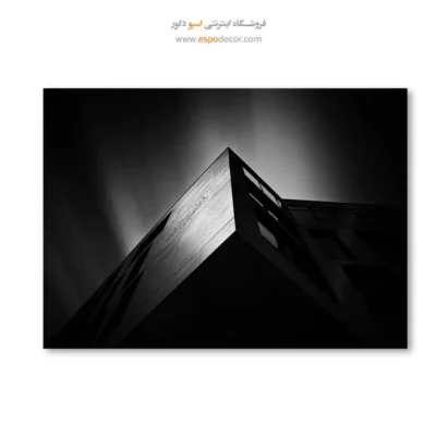 خرید هدیه تولد برای معماران - تیغهی شهری – تابلو سیاه و سفید - اسپو دکور