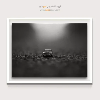 تابلو با تم سینمایی - پایان خط – تابلو سیاه و سفید - اسپو دکور