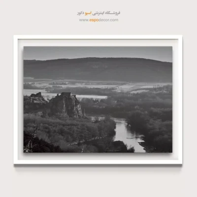 خرید تابلو چاپی سیاه و سفید برای اتاق - پیچ و خم تاریخی – تابلو سیاه و سفید - اسپو دکور