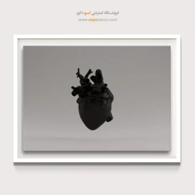 تابلو دیواری سیاه و سفید لوکس - آناتومی سیاه – تابلو سیاه و سفید - اسپو دکور