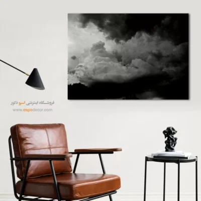 تابلو چاپی سیاه و سفید جدید - کومولوس – تابلو سیاه و سفید - اسپو دکور