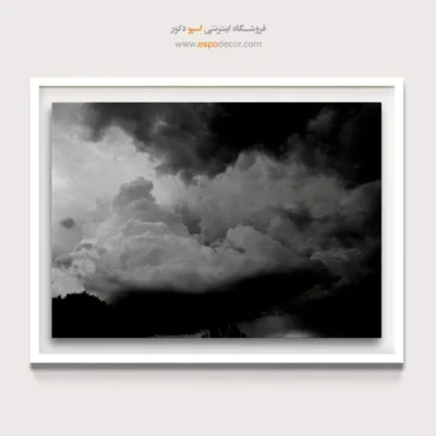 تابلو چاپی سیاه و سفید جدید - کومولوس – تابلو سیاه و سفید - اسپو دکور
