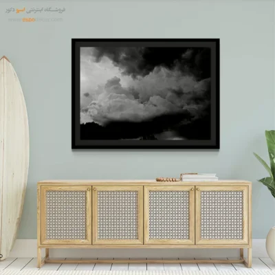 تابلو چاپی سیاه و سفید جدید - کومولوس – تابلو سیاه و سفید - اسپو دکور