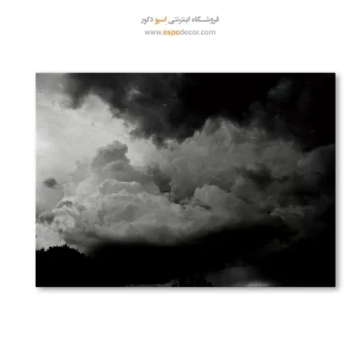 تابلو چاپی سیاه و سفید جدید - کومولوس – تابلو سیاه و سفید - اسپو دکور