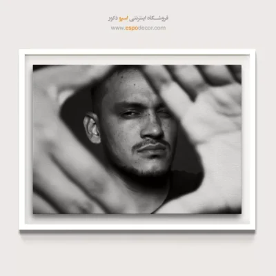 تابلو پرترهی سیاه و سفید - فوکوس – تابلو سیاه و سفید - اسپو دکور