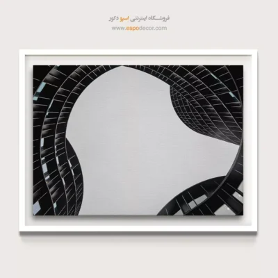 دکوراسیون لوکس برای دفتر کار - هندسه آسمانی – تابلو سیاه و سفید - اسپو دکور