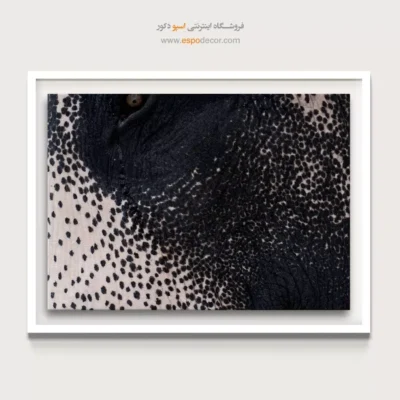 تابلو حیوانات مدرن - پیکسل‌های طبیعت – تابلو سیاه و سفید - اسپو دکور