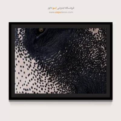 تابلو حیوانات مدرن - پیکسل‌های طبیعت – تابلو سیاه و سفید - اسپو دکور