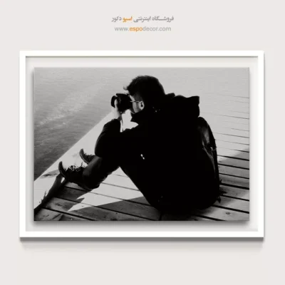 تابلو چاپی سیاه و سفید شیک - چشم‌انداز عکاس – تابلو سیاه و سفید - اسپو دکور