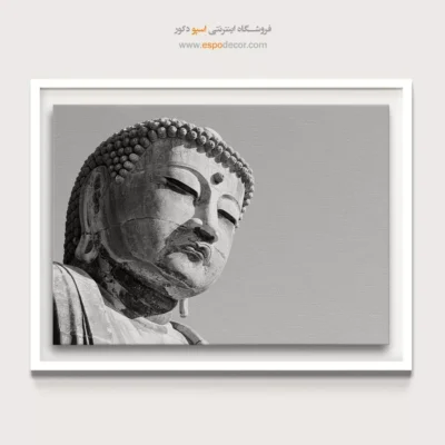تابلو بودا سیاه و سفید - آرامش بودا – تابلو سیاه و سفید - اسپو دکور