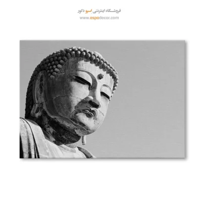 تابلو بودا سیاه و سفید - آرامش بودا – تابلو سیاه و سفید - اسپو دکور