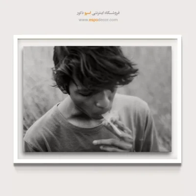 تابلو سیاه و سفید متفاوت - موهای درهم – تابلو سیاه و سفید - اسپو دکور