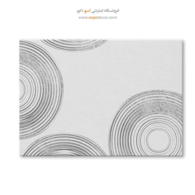 تابلو برای دکوراسیون اسکاندیناوی - موجدار – تابلو سیاه و سفید - اسپو دکور