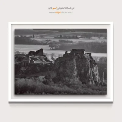 تابلو برای دکوراسیون کلاسیک - شکوه فروریخته – تابلو سیاه و سفید - اسپو دکور