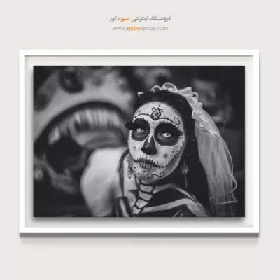 تابلو هنری سیاه و سفید برای دکور - شب زندگان – تابلو سیاه و سفید - اسپو دکور