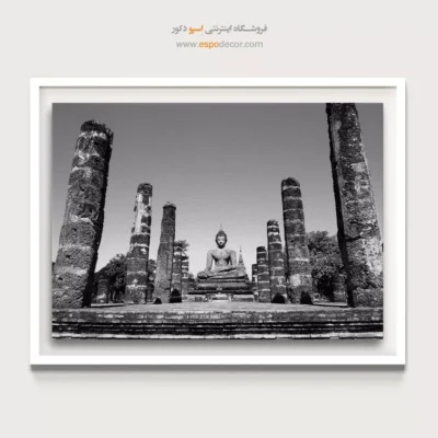 تابلو برای اتاق مدیتیشن - سوخوتای – تابلو سیاه و سفید - اسپو دکور