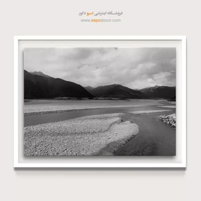 خرید اینترنتی تابلو بوم جدید لوکس - سنگریزه‌ – تابلو سیاه و سفید - اسپو دکور