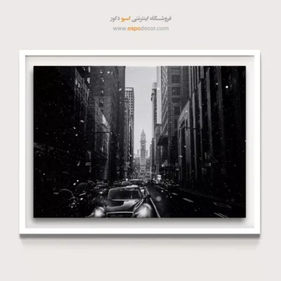 بهترین تابلو سیاه و سفید برای دکور - برج ساعت  – تابلو سیاه و سفید - اسپو دکور