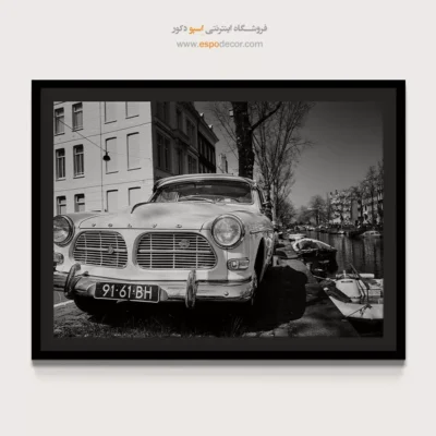 تابلو ماشین ولوو سیاه و سفید - ولوو  – تابلو سیاه و سفید - اسپو دکور