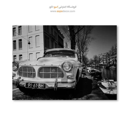 تابلو ماشین ولوو سیاه و سفید - ولوو  – تابلو سیاه و سفید - اسپو دکور
