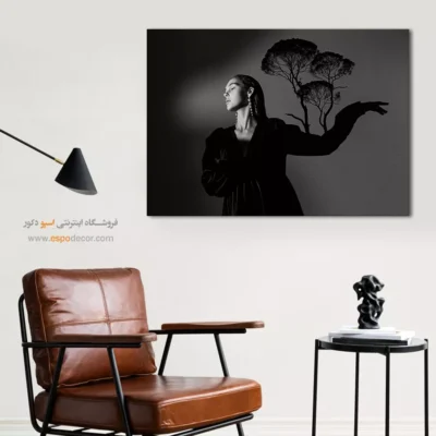 خرید هدیه برای طراح مد - سورئال – تابلو سیاه و سفید - اسپو دکور