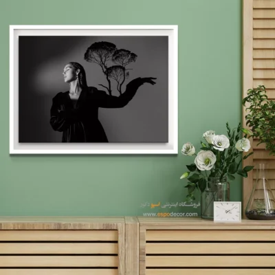 خرید هدیه برای طراح مد - سورئال – تابلو سیاه و سفید - اسپو دکور