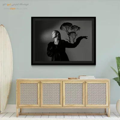 خرید هدیه برای طراح مد - سورئال – تابلو سیاه و سفید - اسپو دکور
