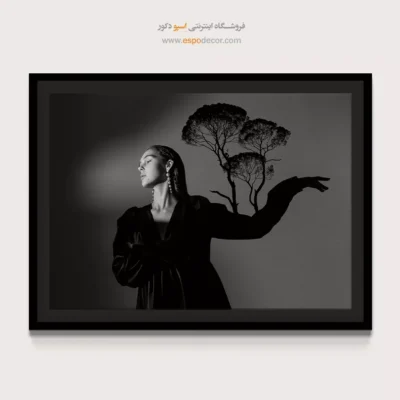 خرید هدیه برای طراح مد - سورئال – تابلو سیاه و سفید - اسپو دکور