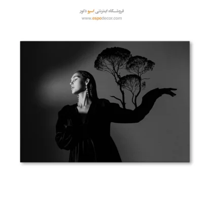 خرید هدیه برای طراح مد - سورئال – تابلو سیاه و سفید - اسپو دکور